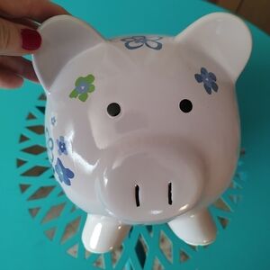 Floral Piggy Bank